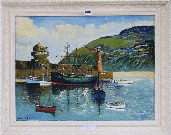 Hector Mace Cornish boating scene